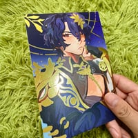 Image 4 of Honkai Star Rail Gold Foil Postcards