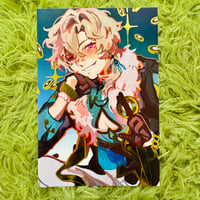 Image 5 of Honkai Star Rail Gold Foil Postcards