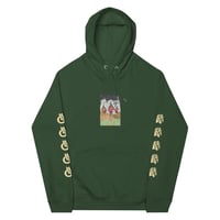 Image 3 of Black Cargo - Contemporary Urban Art Apparel for the Woke - Night - Unisex eco raglan hoodie