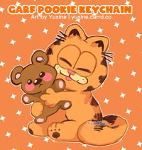 2.5" Garfy Pookie Keychain