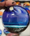 Night Sky Finger-painted crystal