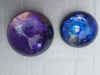 Galaxy Finger-painted crystal