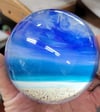 Daytime Finger-painted crystal