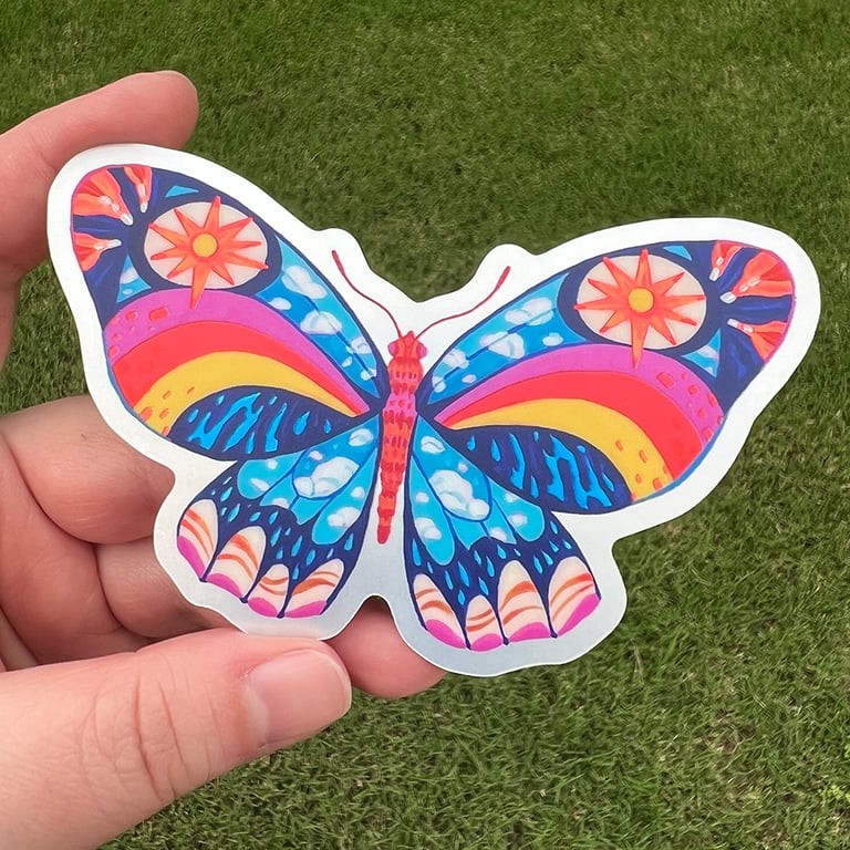 Cloudy Butterfly Image 2