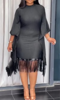 Image 2 of Plus Metalic Blend Dress