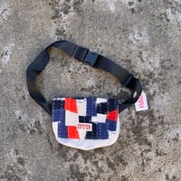 Image 1 of SMALL PATCHWORK MESSENGER BAG 