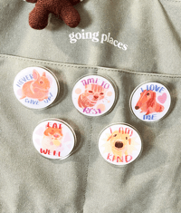 ANIMAL AFFIRMATION BADGES