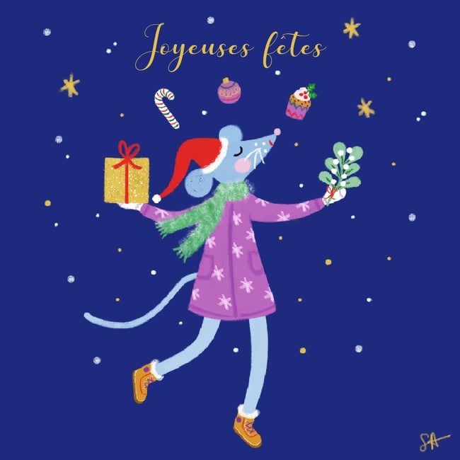 Collection Noël 2024 :  "Mauricette fête Noël"