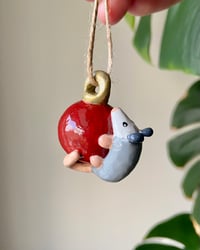 Image 1 of Clay Opossum Ornament