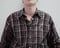 Image of OLIVE TARTAN BOXY SHIRT