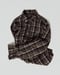 Image of OLIVE TARTAN BOXY SHIRT