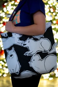 Image 2 of Capy Collage Tote Bag (Style 2)