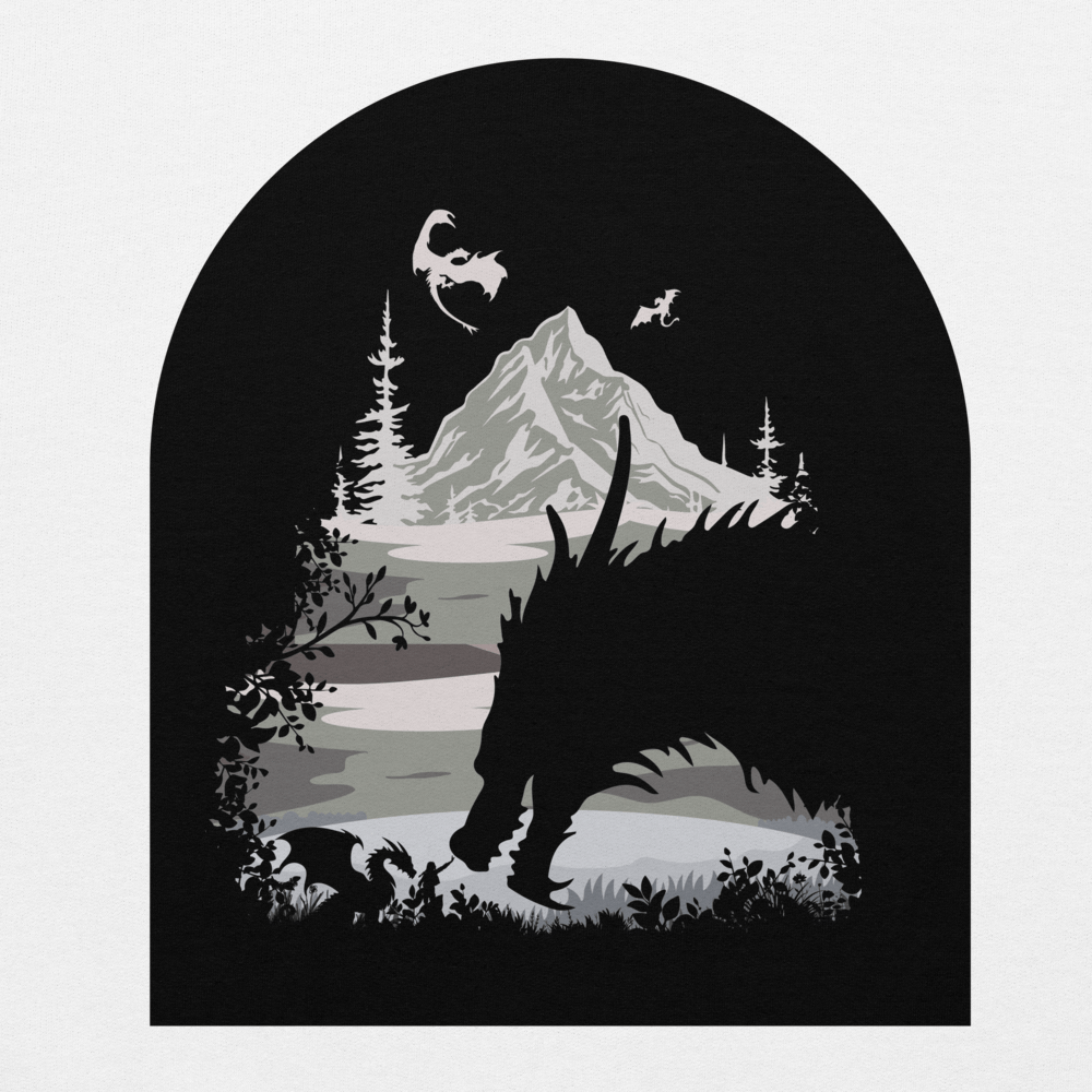 Image of Officially licensed fourth wing Tairn & Violet Unisex Hoodie