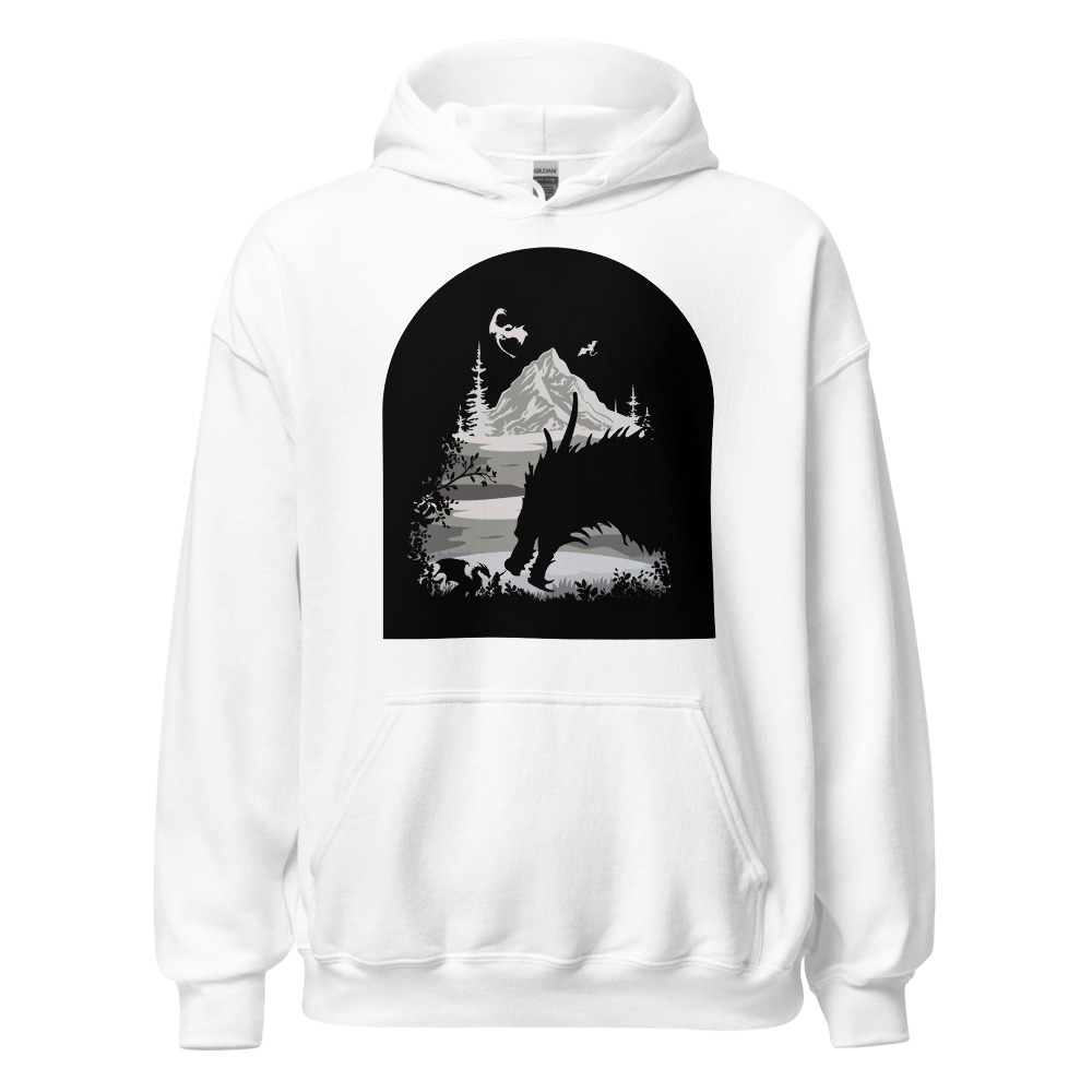 Image of Officially licensed fourth wing Tairn & Violet Unisex Hoodie