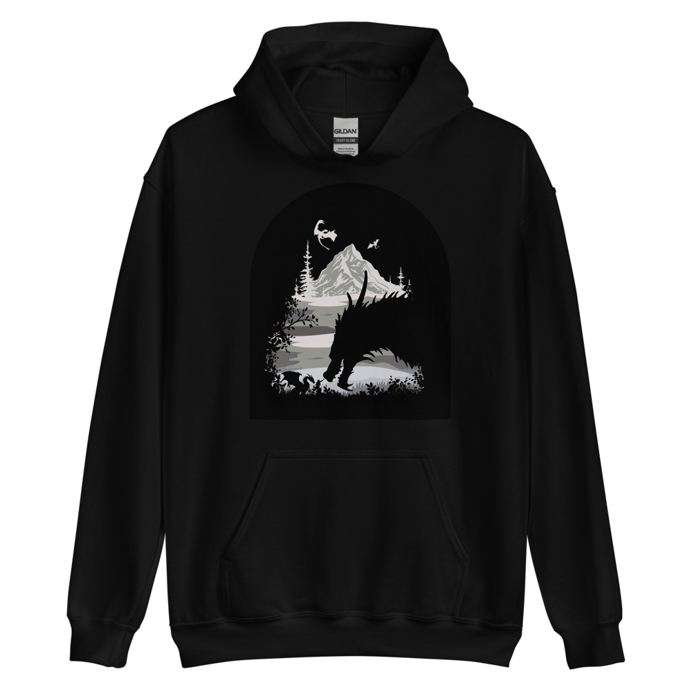 Image of Officially licensed fourth wing Tairn & Violet Unisex Hoodie