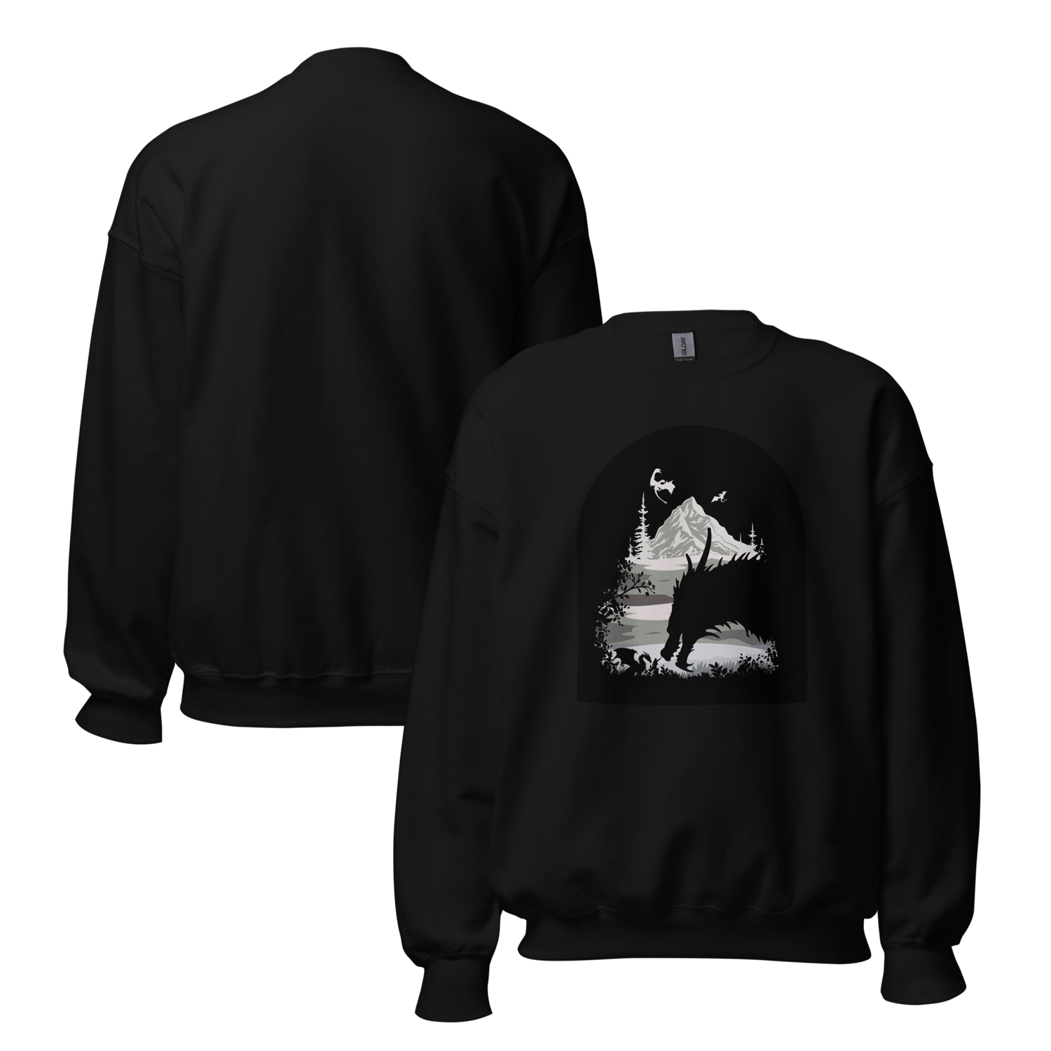 Image of Officially licensed fourth wing Tairn & Violet Unisex Sweatshirt