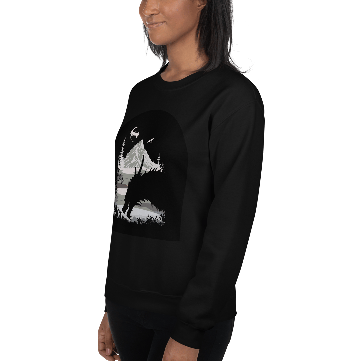 Image of Officially licensed fourth wing Tairn & Violet Unisex Sweatshirt