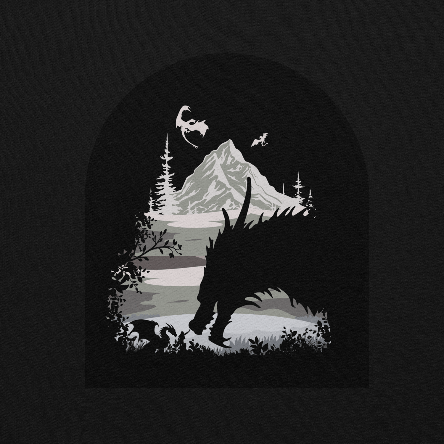 Image of Officially licensed fourth wing Tairn & Violet Unisex Sweatshirt