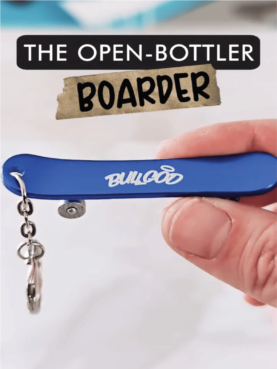 Image of Bottle-Opener Keychain (BottleBoarder 🛹)