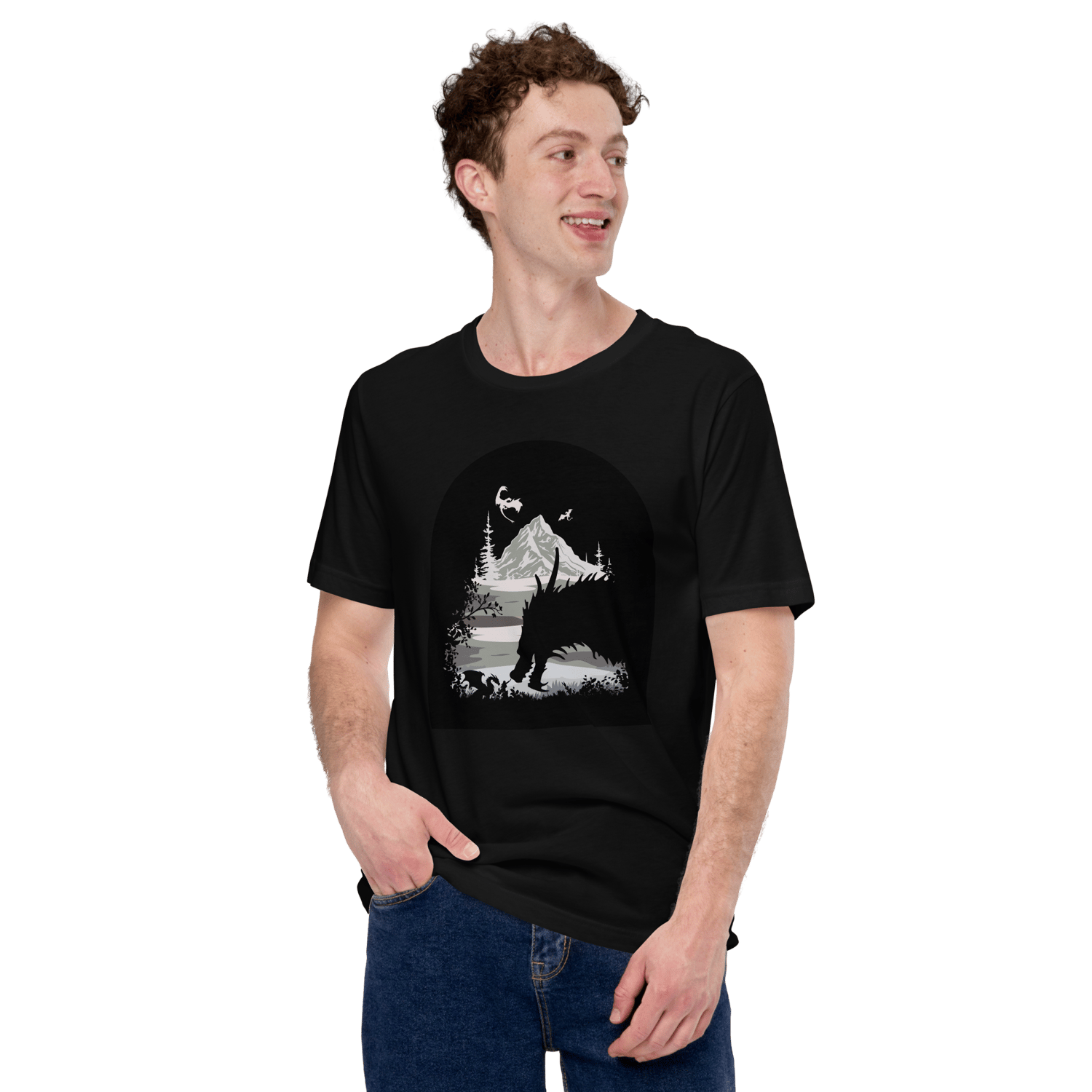 Image of Officially licensed fourth wing Tairn & Violet Unisex t-shirt