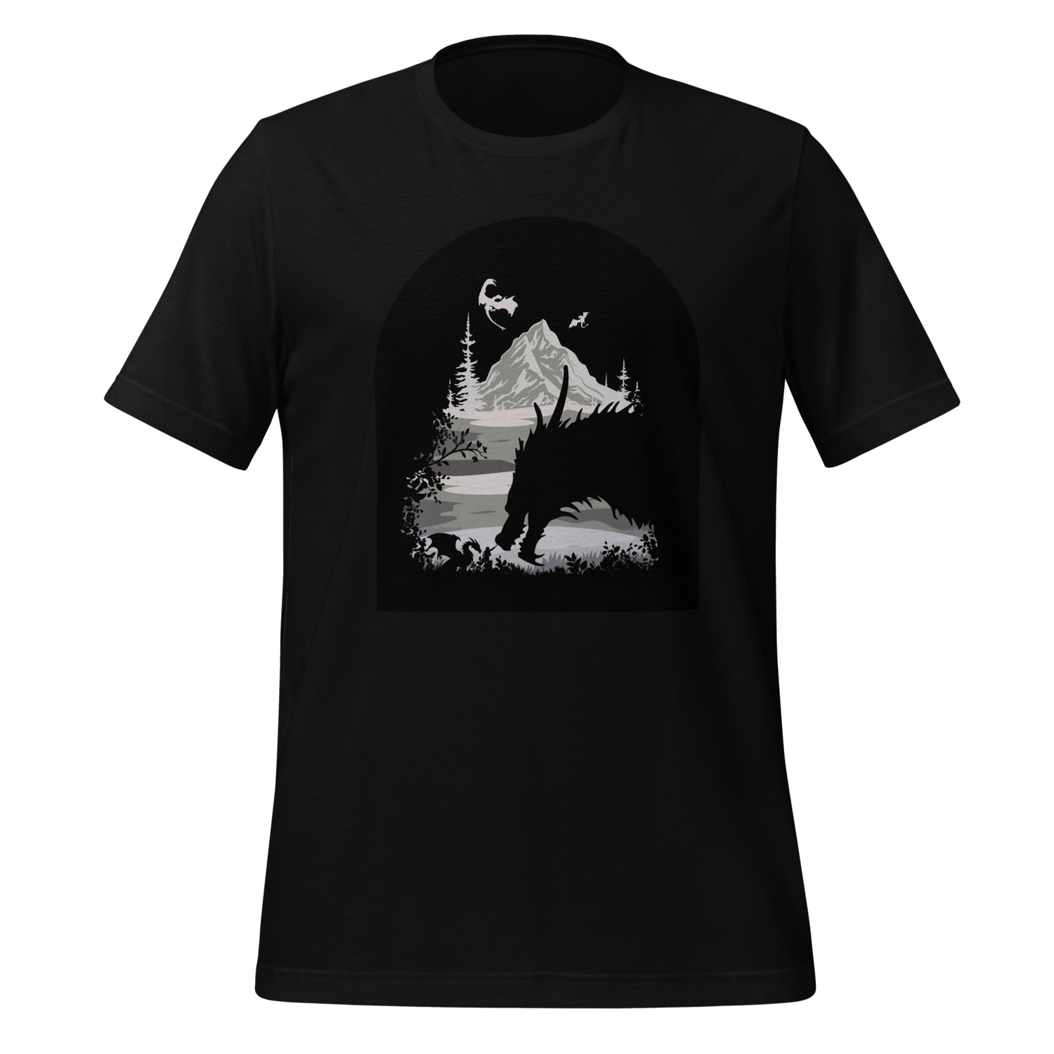 Image of Officially licensed fourth wing Tairn & Violet Unisex t-shirt