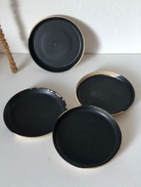 Image 2 of Side Plate - Black Wave