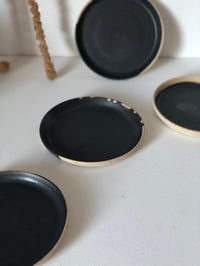 Image 3 of Side Plate - Black Wave