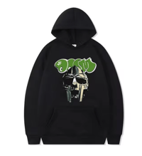 Image 2 of MF DOOM logo & mask hoodie (7 colours)