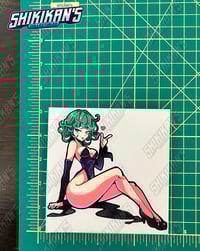 Image 2 of Tatsumaki 5"x5" Vinyl Sticker