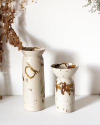 Image 1 of Flared Vase - Salted Caramel