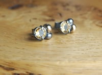 Image 1 of Storm stud earrings- citrine