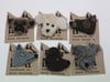 Dog brooches