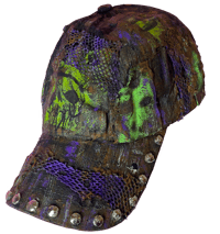 Image 1 of Encrusted Anxiety Skull Hat