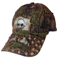 Image 1 of Grungy Anxiety Skull Hat