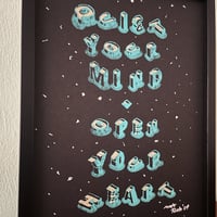 Image 4 of Quiet your mind, open your heart, framed
