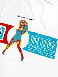 Image 5 of Tina Turner 1990 ‘Foreign Affair’ White T-Shirt
