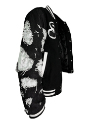 Image 4 of VARSITY JACKET "On My Way 2 Kill U"