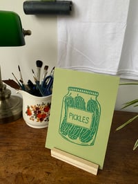 Image 4 of Pickles Print A5 (green)