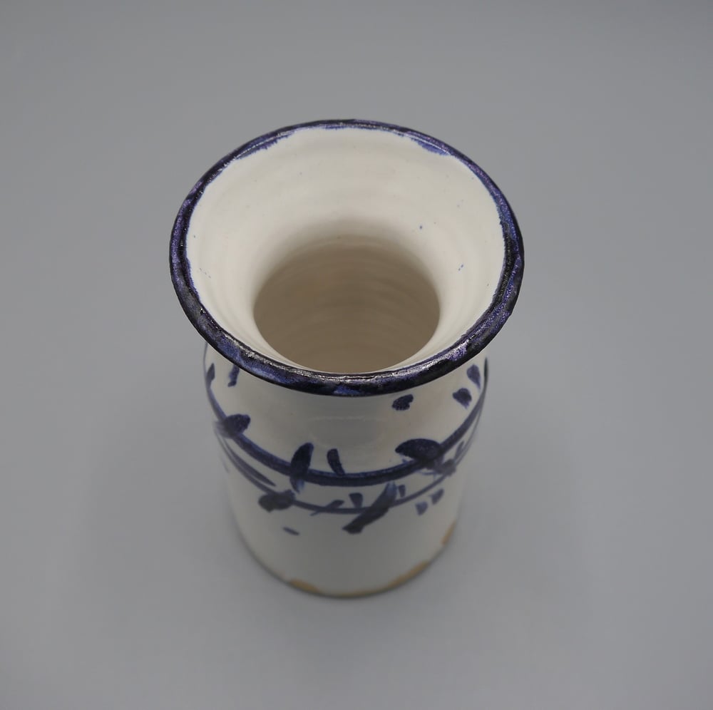 Image of Cobalt decorated vase