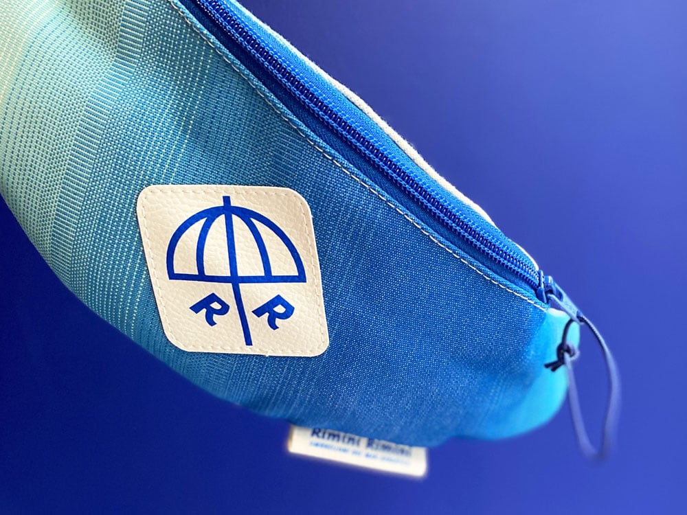 Image of FANNY PACK Gabicce Gradient Blue / White