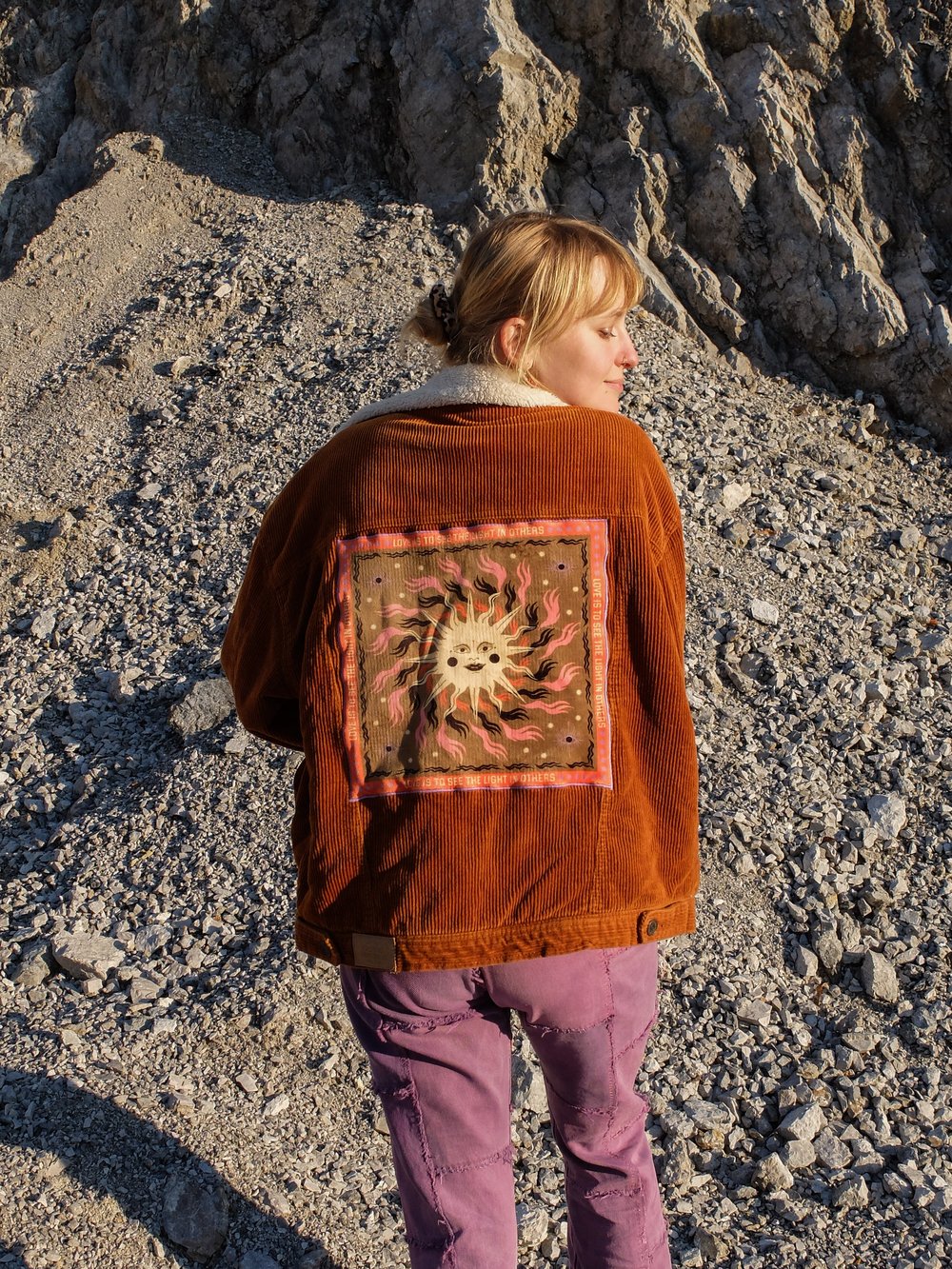 SUN brown corduroy jacket