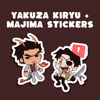 Kiryu + Majima Stickers