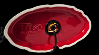 Image 5 of Tiki Classics Large 12" Ceramic Ku Tiki Lamp RED LAVA
