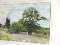 Image 5 of Stow Mill Mundesley Norfolk, Vintage Art Print, Hand-signed by Artist Andrew Dibben, Framed 