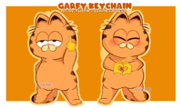 2.8" Garfield Keychain