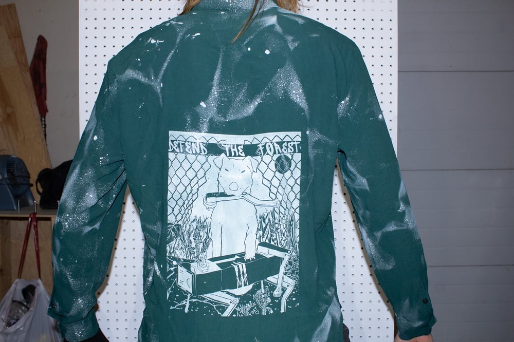 Defend The Forest Green Longsleeve