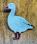 Snow Goose - No.109 - UK Birding Pins - Enamel Pin Badge