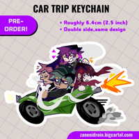 PREORDER! Gorillaz: Car ride keychain