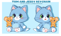 Tom and Jerry Keychain