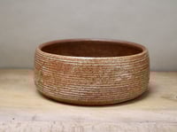 Image 1 of Shallow textured bowl